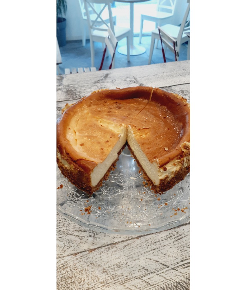 Tarta de  queso al horno