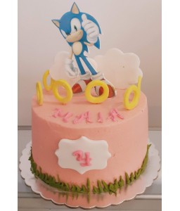 Tarta Sonic Rosa