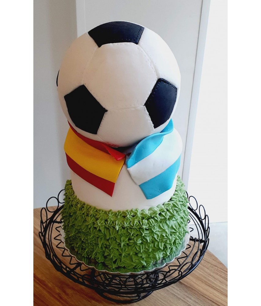 Tarta 2 Pisos Futbol(con bandera a elección)