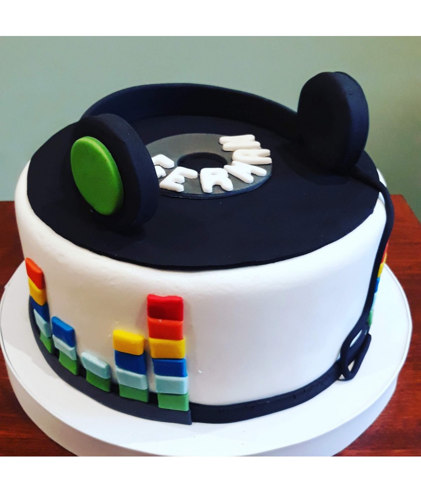 Tematica Dj en Fondant